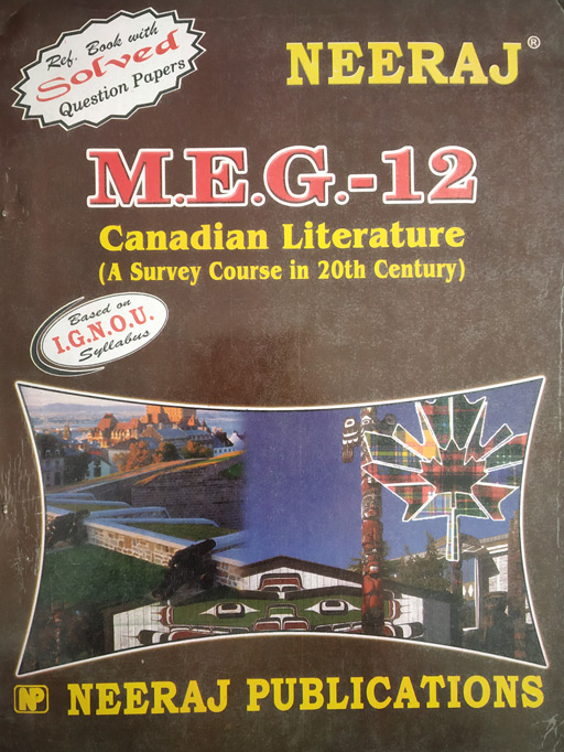 Neeraj MEG - 12 Canadian Literature
